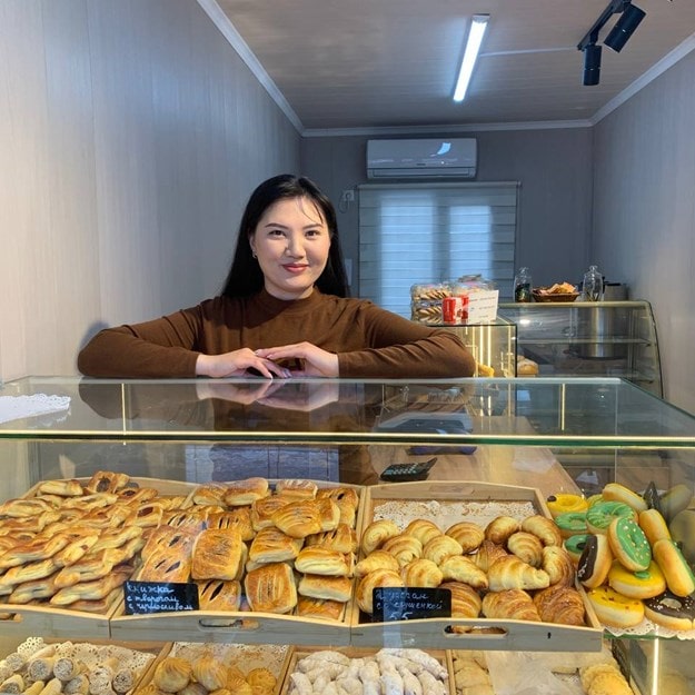 Luiza - woman entrepreneur in Bishkek
